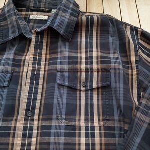 G.h. Bass & Co. plaid men's button down shirt Size XXL